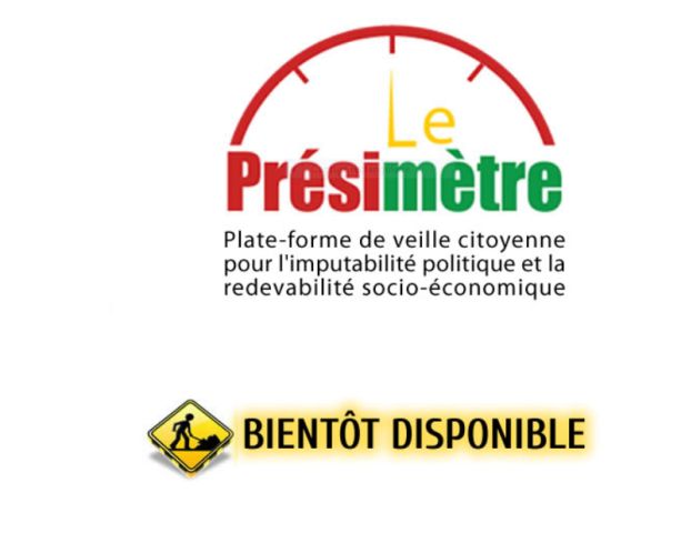 Photo capture sur le site. Le présimètre devrait être bientôt fonctionnel comme l'indique le site